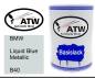 Preview: BMW, Liquid Blue Metallic, B40: 500ml Lackdose, von ATW Autoteile West.